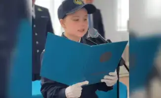 Открытие полицейского класса в Улкенбокене в честь Газиза Байтасова