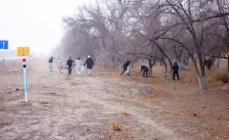 Экологическая акция Таза Қазақстан субботник Алматы Қонаев