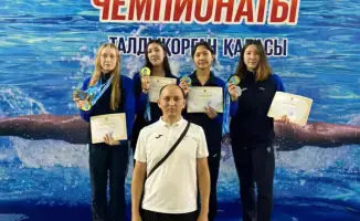 Спортсменки из Жетісу обновили национальный рекорд в эстафете 4×200 метров вольным стилем