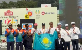 Золотая стрела: Казахстанские лучники бьют рекорды в Дакке!