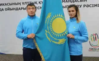 Казахстанская национальная сборная получила Государственный флаг перед XXV Сурдлимпийскими играми в Токио