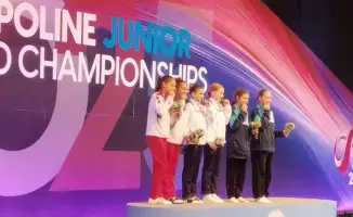 В небесах Испании: юная батутистка из Караганды завоевала бронзовую медаль мирового первенства