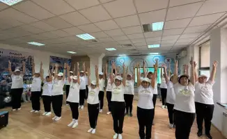 Пенсионеры Сарыарки успешно завершили курс гимнастики Айкуне