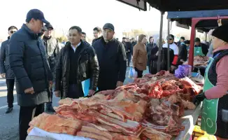 Цены и ассортимент товаров на ярмарке в Таразе Ербола Карашукеева