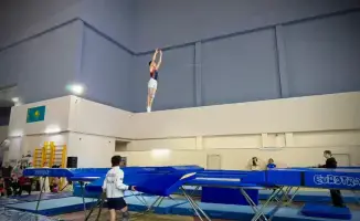 Открытый городской чемпионат по гимнастике стартовал в Астане с участием 70 юных спортсменов