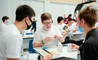 Международная STEM-олимпиада и битва роботов в Астане: 250 школьников из 7 стран участвуют в соревнованиях