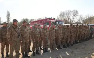 ТУРКЕСТАН: УЧЕНИЯ ПО ПРЕДУПРЕЖДЕНИЮ ПАВОДКОВ В САУРАНЕ ПОДЧЕРКИВАЮТ ГЛОБАЛЬНУЮ ЗАБОТУ О БЕЗОПАСНОСТИ