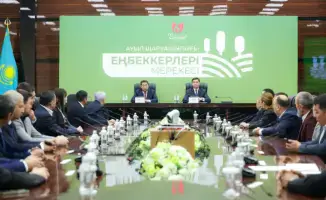 Государственные награды аграриям Шымкента от Айдарбека Сапарова