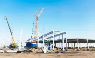 В Абайской области активно строится мясокомбинат с мощностью 11400 тонн в год