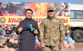 Добровольный пожарный пост в Жуантөбе Созакского района для безопасности жителей