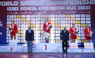 Карагандинские самбисты завоевали золото и три бронзы на мировом чемпионате в Бишкеке