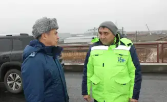 Инспекция полиции на трассе Самара – Шымкент