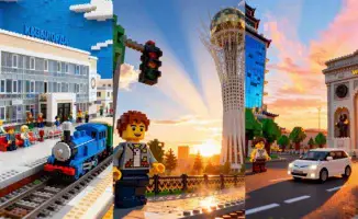 Казахстанские города: теперь в формате LEGO City!