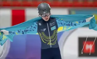 Богдан Вехов завоевал два золота на этапе Кубка мира по шорт-треку в Астане