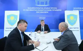 В Жанакоргане прошел прием граждан акимом