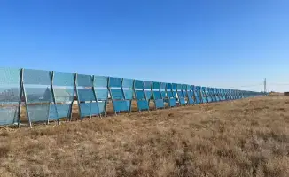 Новые снегозадерживающие заборы в Карагандинской области