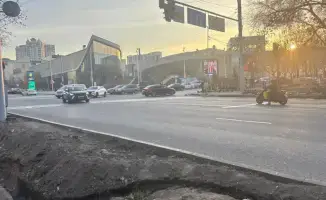 В Алматы изменена схема движения на перекрестке пр. Достык и ул. Жолдасбекова