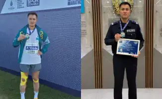 Талгат Ерниязов из Алматы финишировал в топ-20 на стамбульском марафоне, пробежав 15 км за 1:09:32