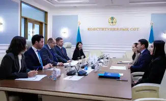 Встреча в Конституционном Суде с Главой Офиса ОБСЕ