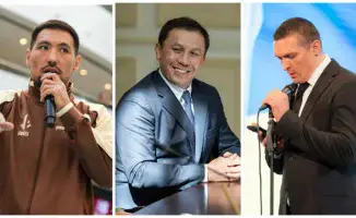 Известные чемпионы мира по боксу Александр Усик и Жанибек Алимханулы поздравили Геннадия Головкина с назначением в президенты World Boxing.