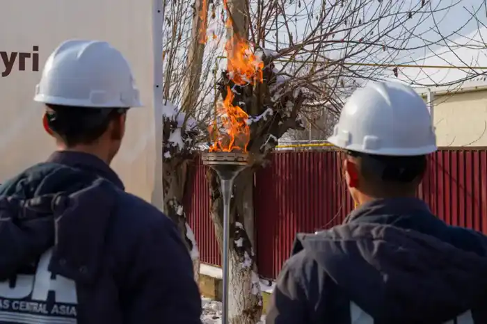 Жетысайское село подключили к газу {city2}