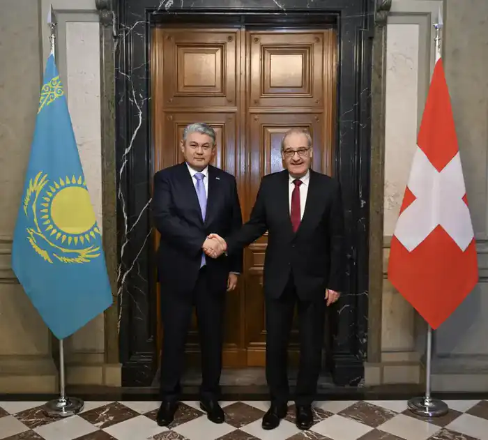 Мосты дружбы: Казахстан и Швейцария укрепляют связи через дипломатические переговоры {city2}