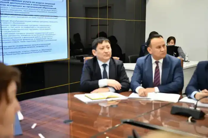Состоялось совещание под председательством Министра просвещения Республики Казахстан Жулдыз Сулейменовой с руководителями территориальных департаментов по обеспечению качества в сфере образования (5)