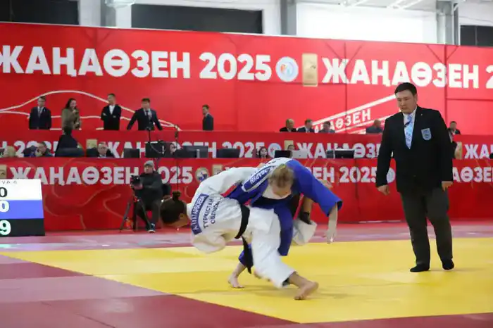 В Жанаозене впервые стартовал чемпионат Казахстана по дзюдо среди молодежи (8)