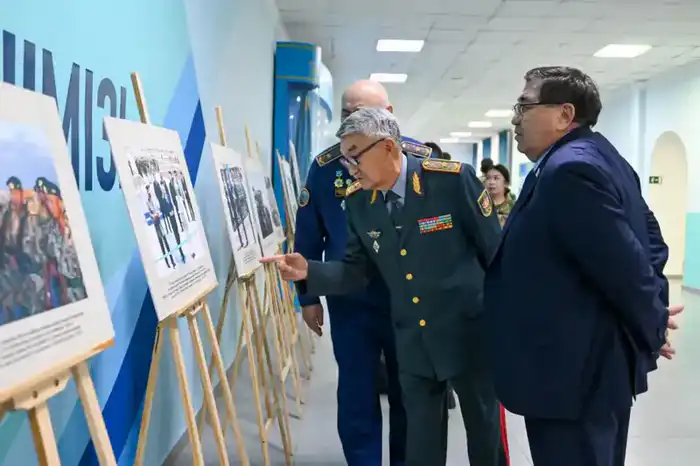 В Астане прошла военно-патриотическая акция к 80-летию Халық қаһарманы Мухтара Алтынбаева (2)