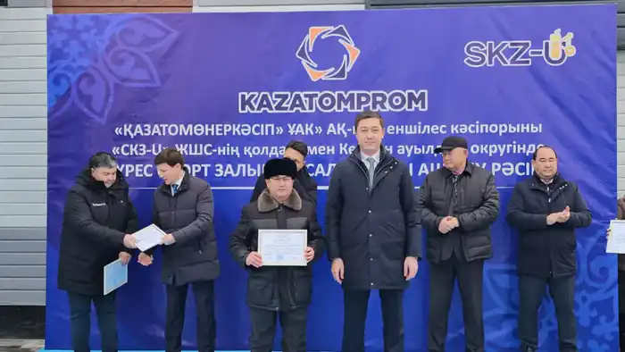 В селе Кейден сдан в эксплуатацию новый зал борьбы (6)