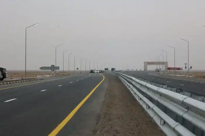 ТУРКЕСТАН: РАЗВОРОТНАЯ ПЛОЩАДКА НА АВТОДОРОГЕ М-32 «САМАРА-ШЫМКЕНТ» КАПИТАЛЬНО ОТРЕМОНТИРОВАНА И ВВЕДЕНА В ЭКСПЛУАТАЦИЮ (3)