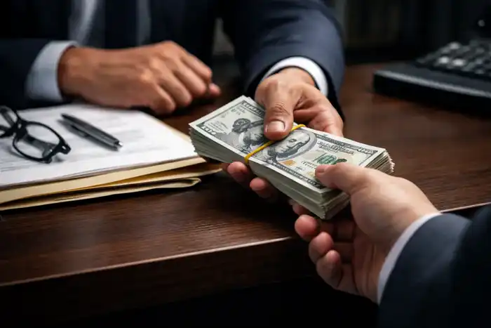 Два мошенника задержаны за попытку вымогательства 10 тысяч долларов у недропользователей {city2}