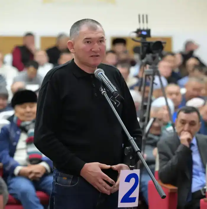 Аким Павлодарской области Асаин Байханов встретился с жителями Баянаульского района (6)