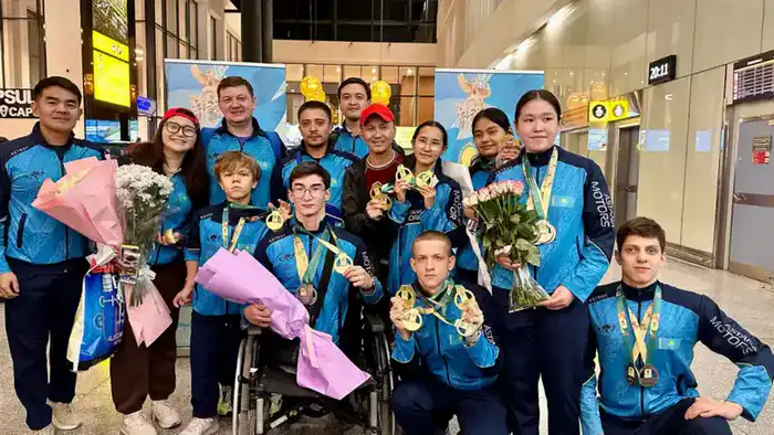 Казахстанские спортсмены вернулись с V Азиатских пара игр с 68 медалями {city2}
