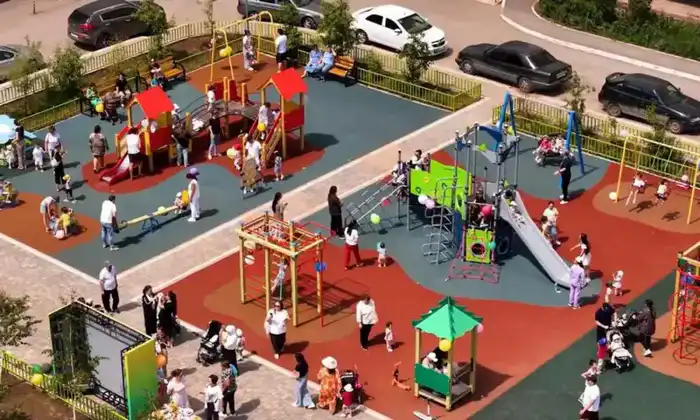 170 дворов и общественных пространств благоустроили в Астане (6)