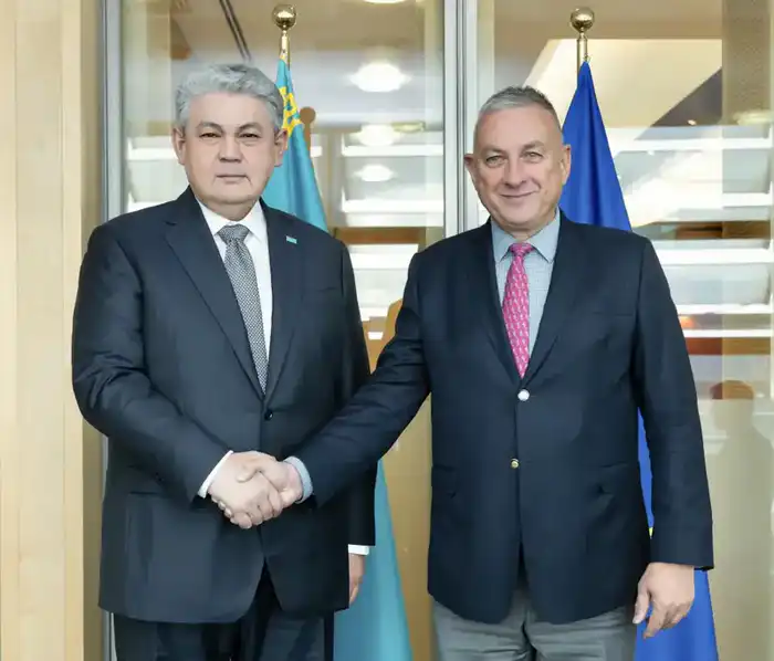 В Брюсселе обсуждены перспективы экономического партнёрства между Казахстаном и Евросоюзом {city2}