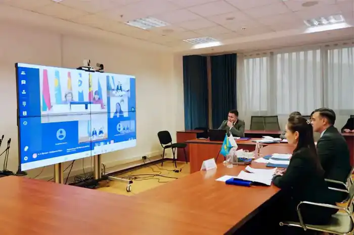 Казахстанский омбудсмен на заседании СНГ по правам человека {city2}