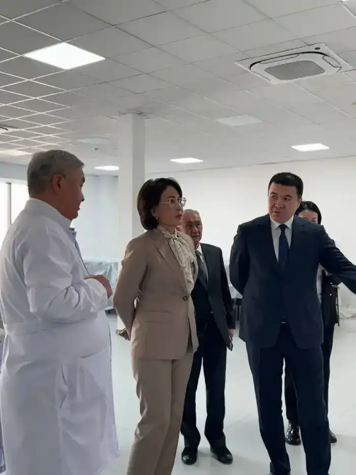 А. АЛЬНАЗАРОВА ОЗНАКОМИЛАСЬ С РАБОТОЙ МЕДИЦИНСКИХ ОРГАНИЗАЦИЙ АЛМАТЫ {city2}