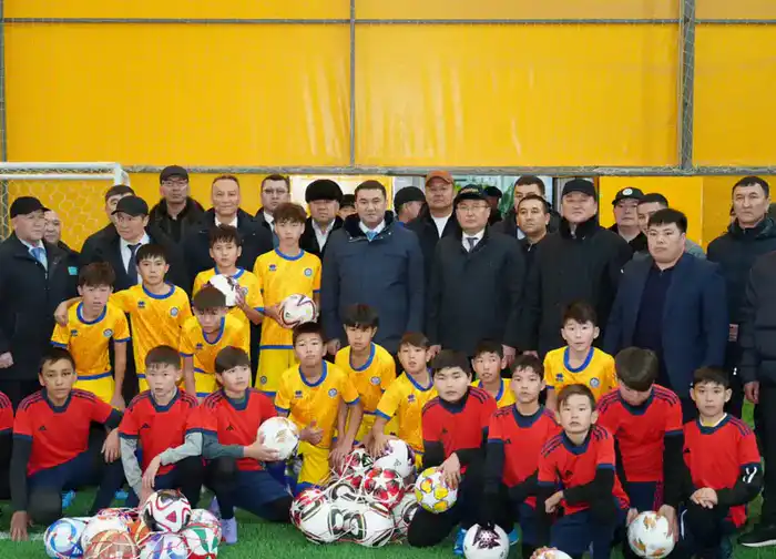 ТУРКЕСТАН: В КАЗЫГУРТСКОМ РАЙОНЕ ОТКРЫЛСЯ СОВРЕМЕННЫЙ СПОРТИВНЫЙ КОМПЛЕКС (7)