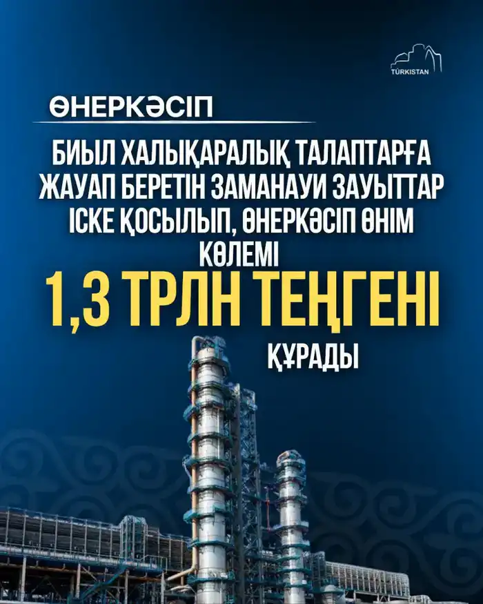 Современные заводы в Туркестанской области {city2}
