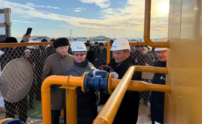 В село Оймауыт дали газ (9)