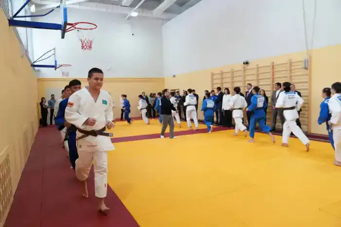 Дзюдо в школах - сеть школьных залов по дзюдо открывается в Казахстане (3)