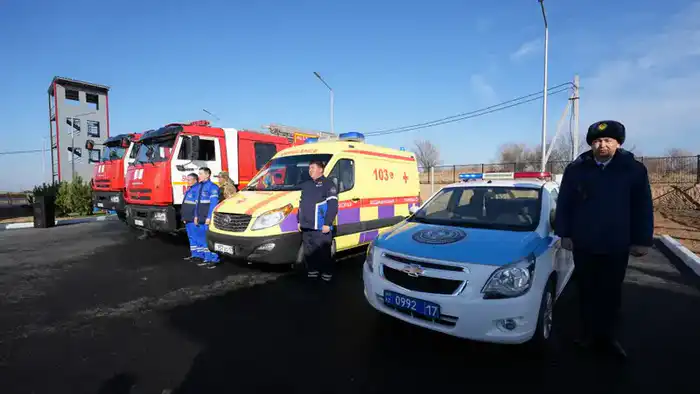 Шымкент: новый щит безопасности сливает силы экстренных служб {city2}