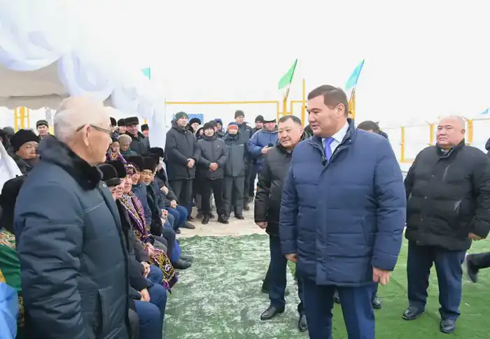 В Аральском районе запустили автоматическую газораспределительную станцию и подключили природный газ к населенному пункту Камыстыбас (3)