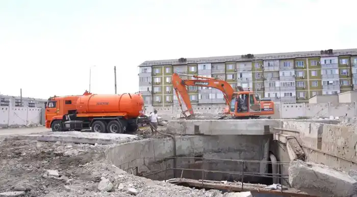 В Атырауской области продолжается модернизация устаревшей канализационной системы {city2}
