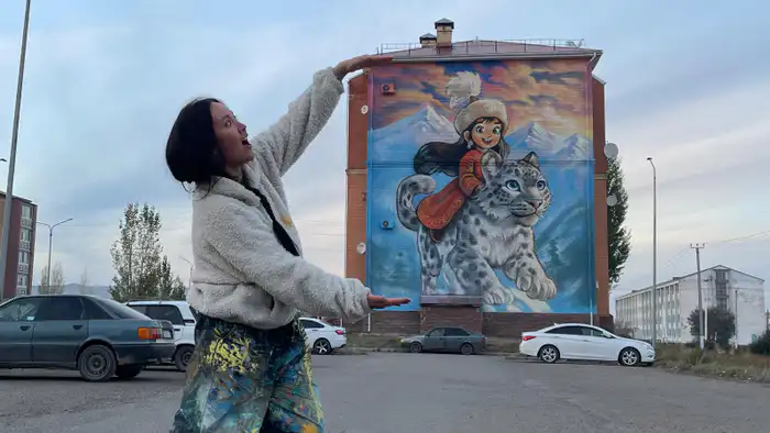 Муралы Миланы Вотинцевой: как уличное искусство меняет восприятие городов Казахстана {city2}