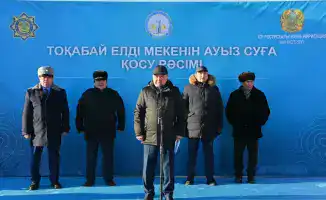 Подключение водопровода в селе Токабай обеспечение питьевой водой