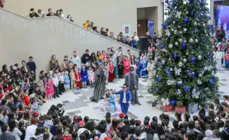 В Астане прошел праздник для детей сотрудников МВД с новогодней тематикой