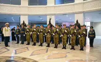 Новобранцы творческого взвода принесли Военную присягу в Астане