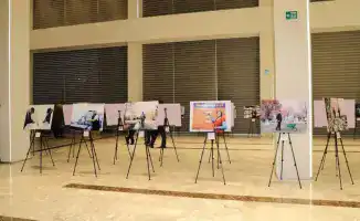 Фотовыставка о трудовых героях в Туркестане